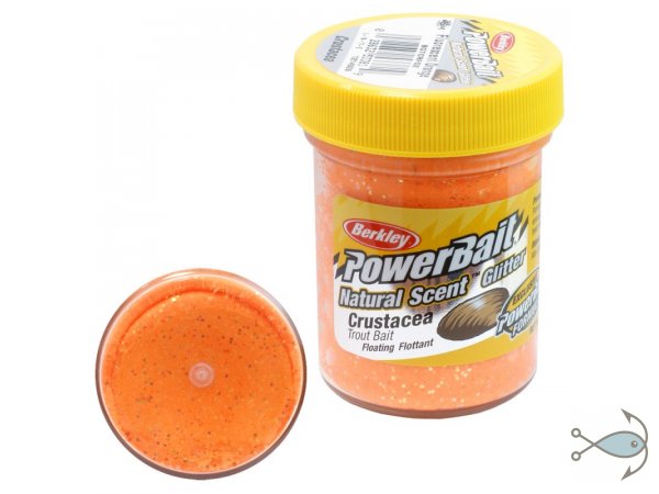 Паста форелевая Berkley Power Bait Crustacea Fluo Orange