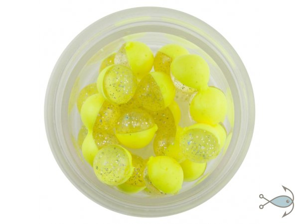 Насадка Berkley Powerbait Micro Sparkle Eggs Silver/Fluorescent Yellow