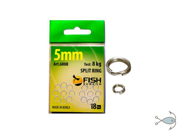 Заводные кольца Fish Season Split Ring 6008