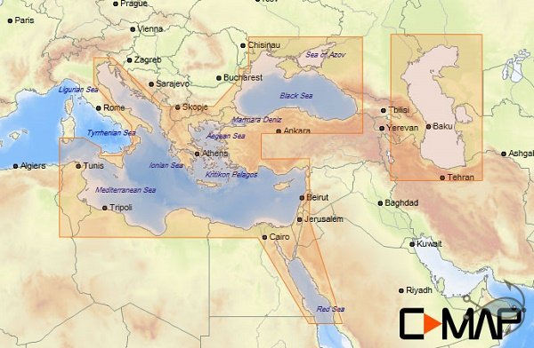 Навигационная карта средиземного моря - 98 фото