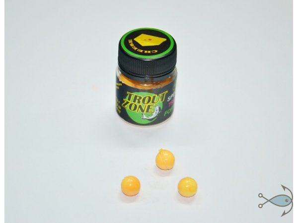 Силиконовая приманка Trout Zone Floating Egg Yellow (Сыр)