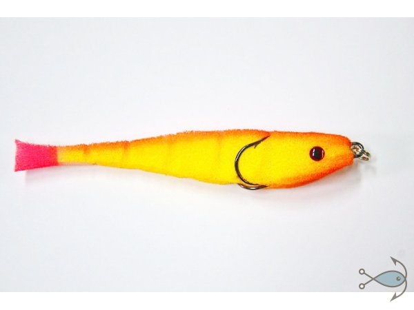 Поролоновая рыбка Big Porolon by Kohan (двойник) Chartreuse Orange