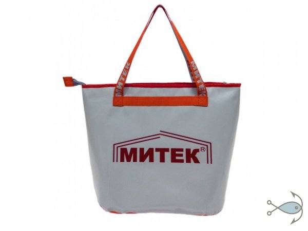 Сумка Митек без крышки овал 40x40x20 (серая)