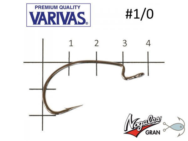 Офсетные крючки Varivas Hooking Master Monster Class