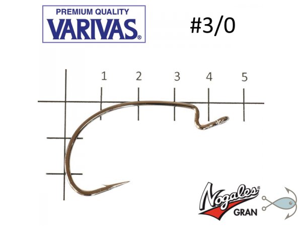 Офсетные крючки Varivas Hooking Master Monster Class