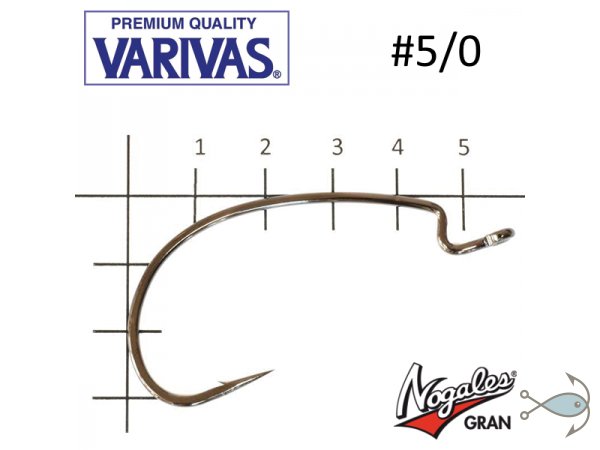Офсетные крючки Varivas Hooking Master Monster Class