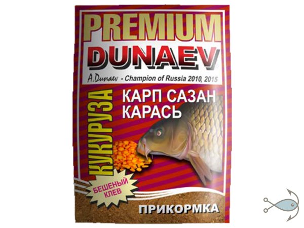 ПРИКОРМКА DUNAEV-PREMIUM КАРП-САЗАН КУКУРУЗА 1 кг