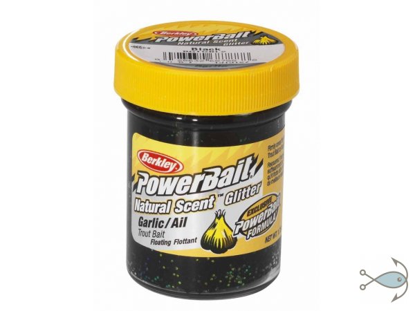 Паста форелевая Berkley Power Bait Natural Scent  Garlic Black