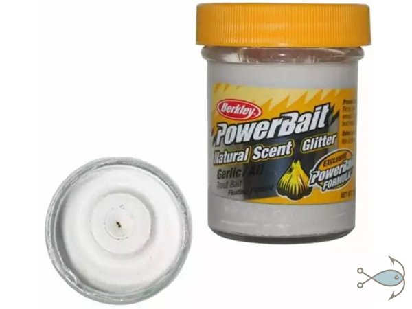 Паста форелевая Berkley Power Bait Natural Scent  Garlic White