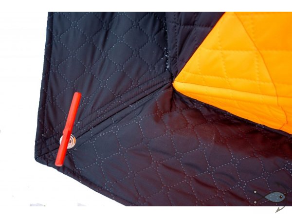 Зимняя палатка Куб Ex-Pro Winter 4 черно-оранжевая