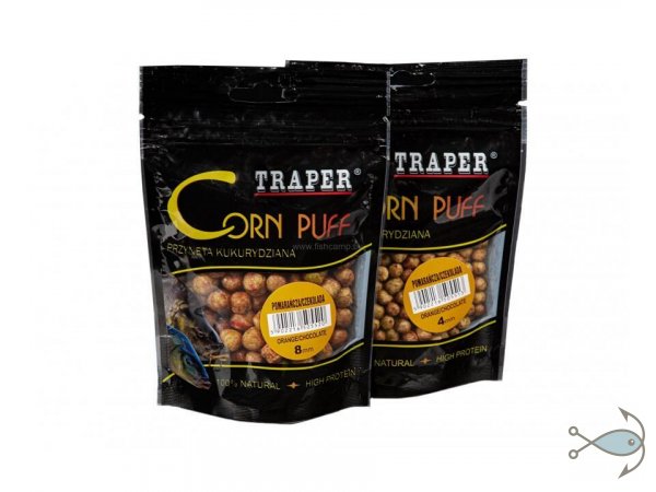 Кукуруза воздушная Traper Corn puff Апельсин / Шоколад
