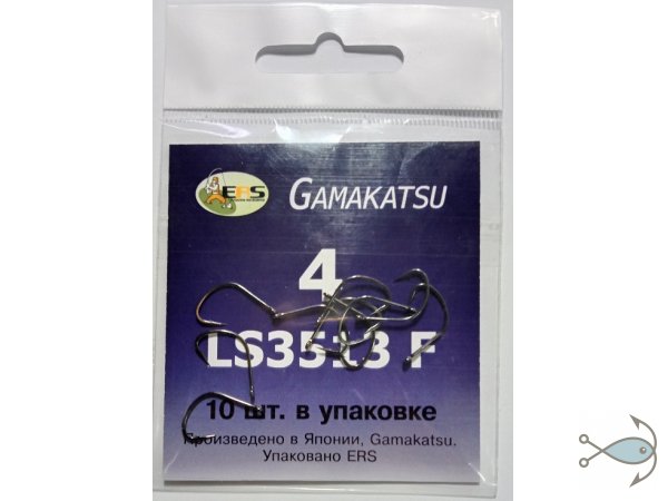 Крючки Gamakatsu Hook LS-3513F Black №4
