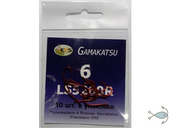 Крючои Gamakatsu LS-5260R red №6
