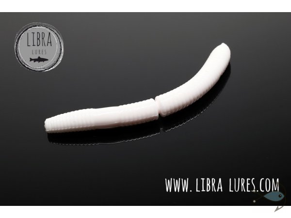 Силиконовая приманка Libra Lures Fatty D Worm 65mm 001