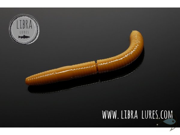 Силиконовая приманка Libra Lures Fatty D Worm 65mm 036